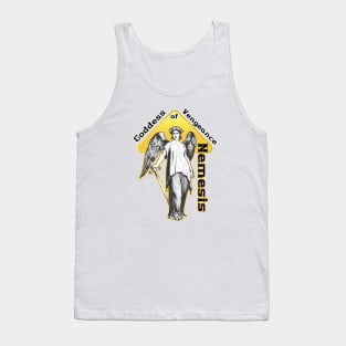 Greek Mythology Revenge of Nemesis with Sword of Punishment Tank Top